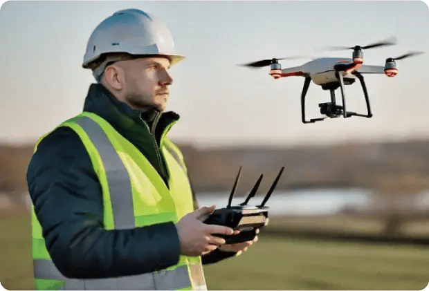 a professional man flying a drone (1)